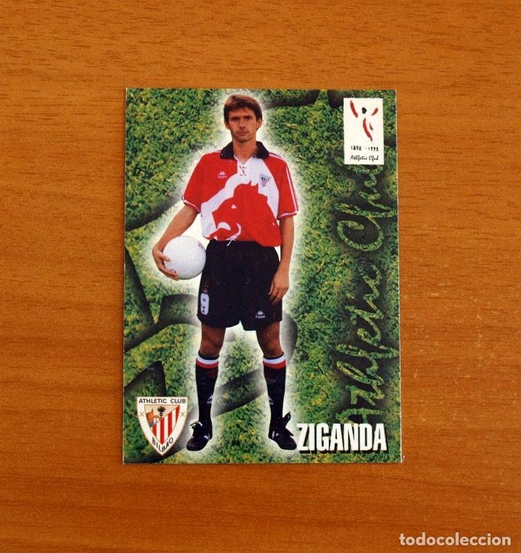 Fu&szlig;ball-Sticker: Athletic de Bilbao -N&ordm; 223 Ziganda - Muy personal -Club Centenario-Panini Sports 1898-1998