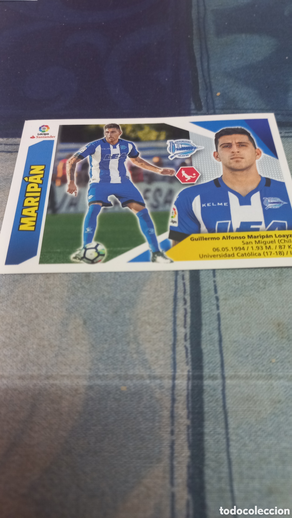 Figurine di Calcio: MARIPAN ALAVES 17 19 SIN PEGAR