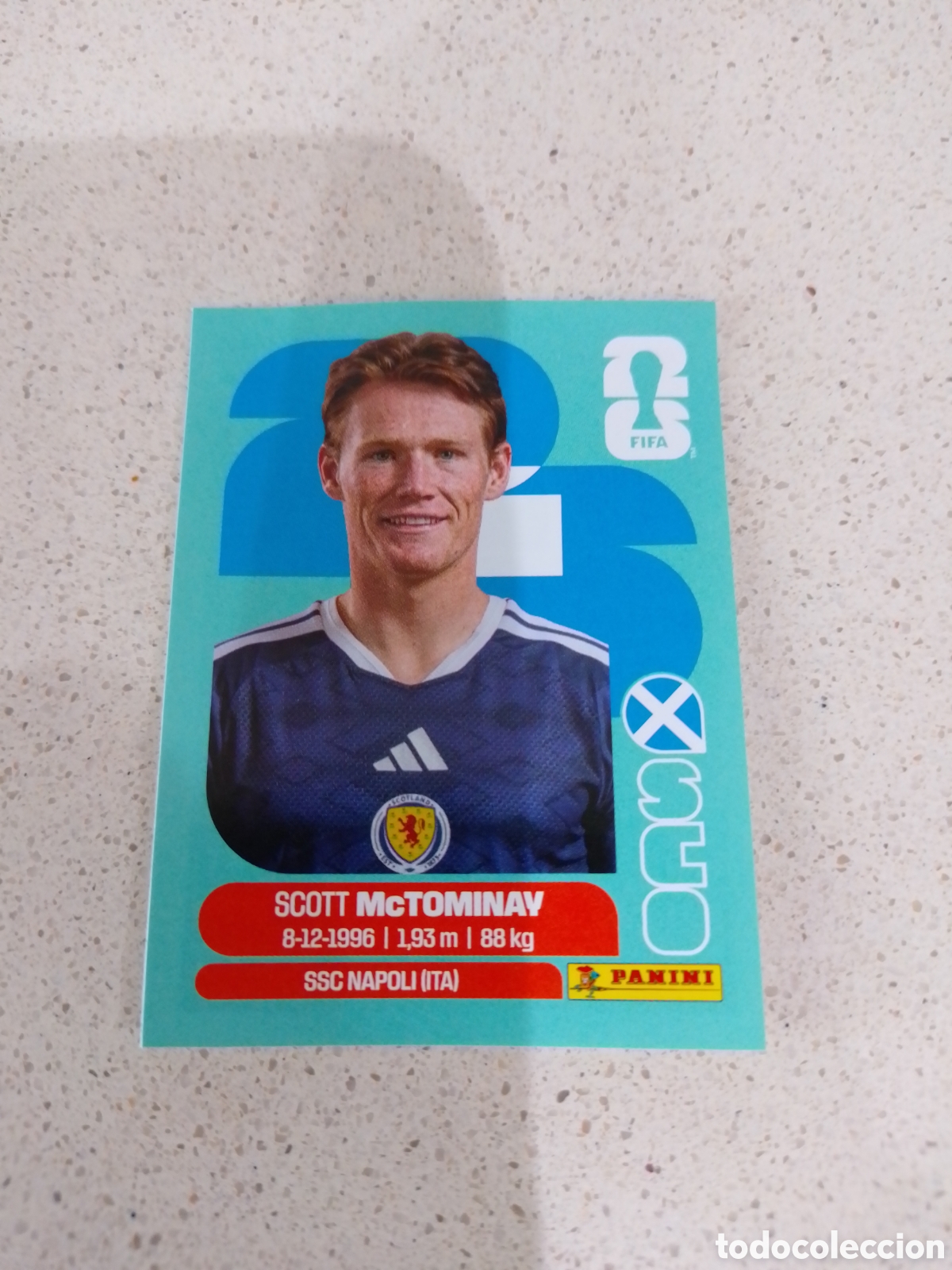 Figurine di Calcio: CROMO NUMERO 11 MC TOMINAY ESCOCIA. MUNDIAL 2026. PANINI.