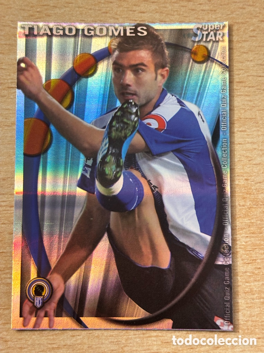 Figurine di Calcio: # 509 Tiago Gomes H&eacute;rcules CF Superstar Mundicromo 2011 rayas horizontales