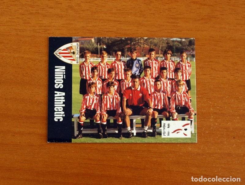Figurine di Calcio: Athletic de Bilbao -N&ordm; 246 Plantilla Ni&ntilde;os Athletic -Club Centenario-Panini Sports 1898-1998