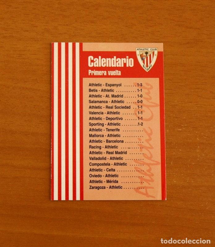Figurine di Calcio: Athletic de Bilbao -N&ordm; 247 Calendario Primera Vuelta-Segunda-Club Centenario-Panini Sports 1898-1998