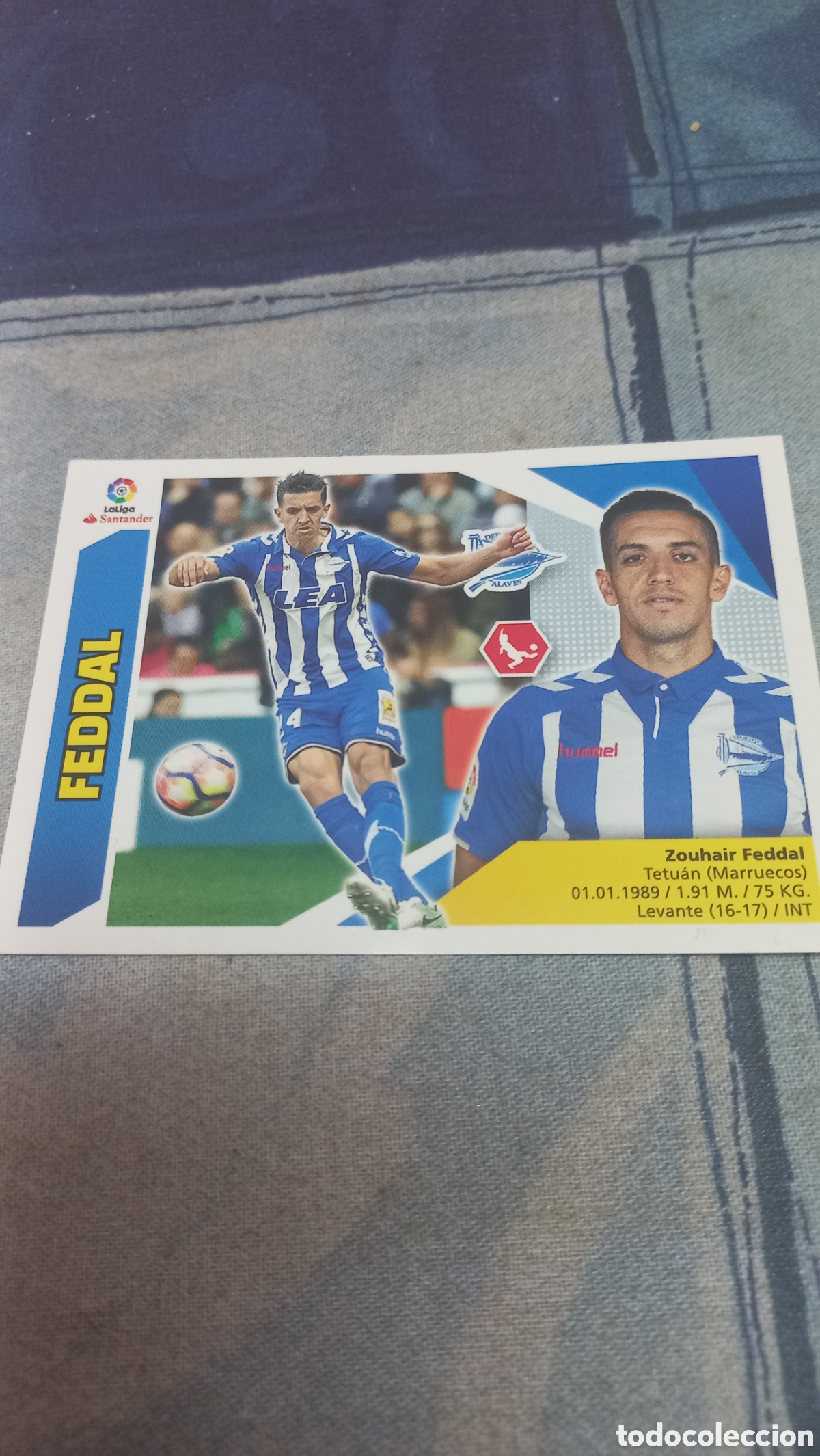 Cromos de F&uacute;tbol: Feddal Alaves 17 18 Sin pegar