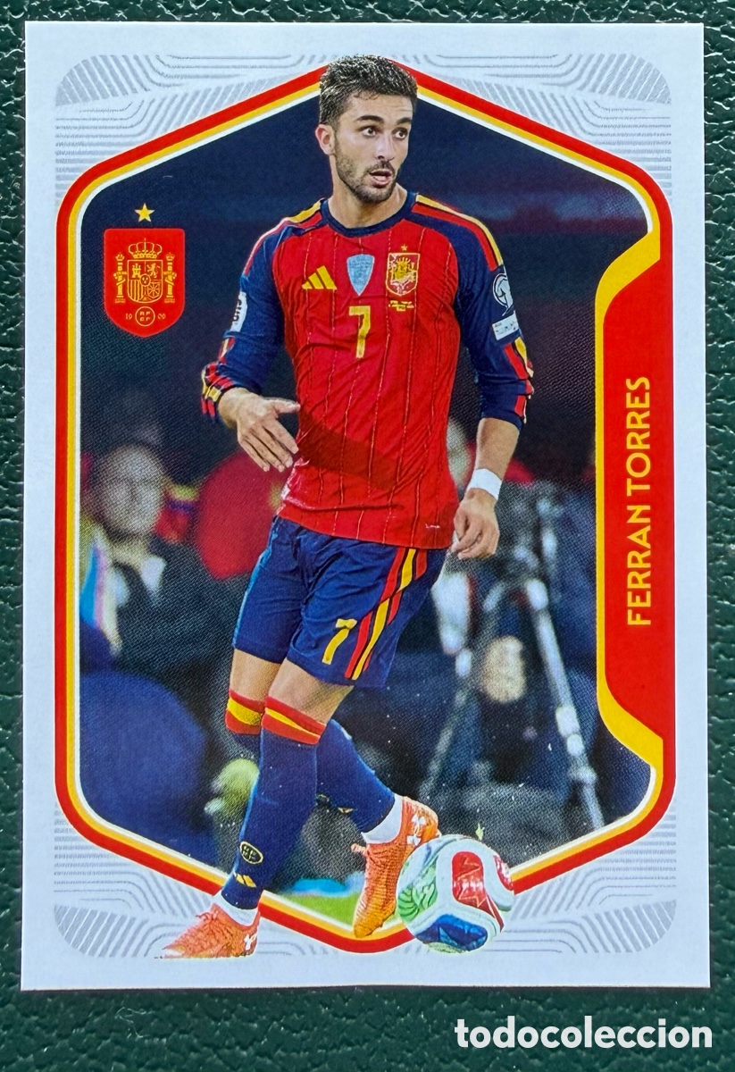 Figurine di Calcio: 54 FERRAN TORRES COLECCI&Oacute;N OFICIAL DE LA SELECCI&Oacute;N ESPA&Ntilde;OLA 2026 CARREFOUR PANINI ESPA&Ntilde;A