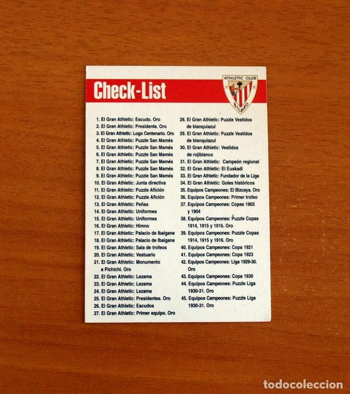 Cromos de F&uacute;tbol: Athletic de Bilbao -N&ordm; 248 Check-List -Club Centenario -Panini Sports 1898-1998