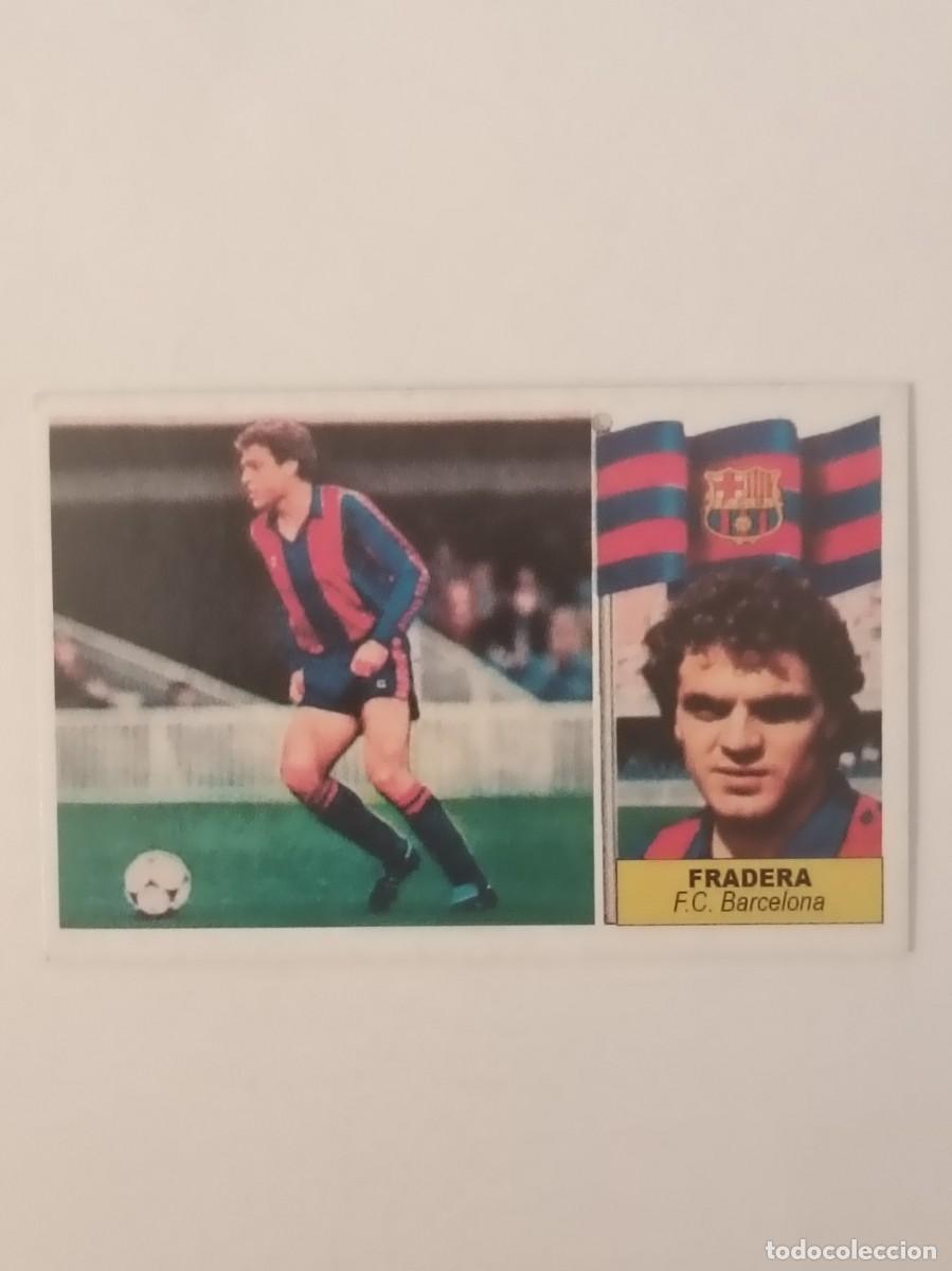 Cromos de F&uacute;tbol: FRADERA (F.C. BARCELONA) COLOCA LIGA 86/87 ESTE