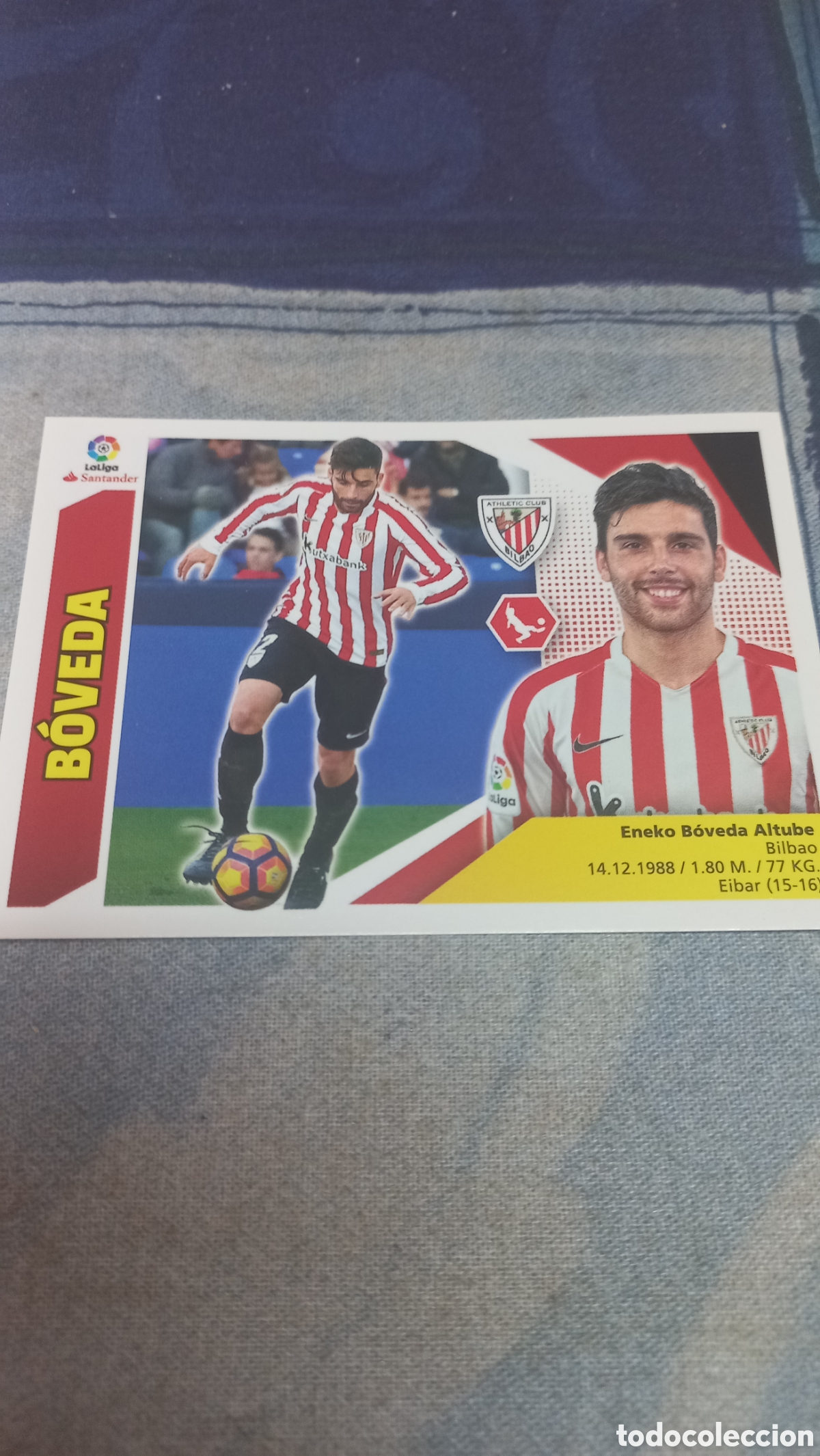 Cromos de F&uacute;tbol: Boveda Athletic 17 18 Sin pegar