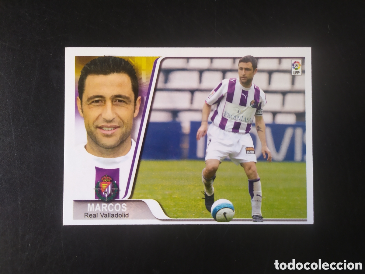 Cromos de F&uacute;tbol: Mundicromo ediciones estadio 2007 2008 07 08 Marcos n&deg; 314 Valladolid
