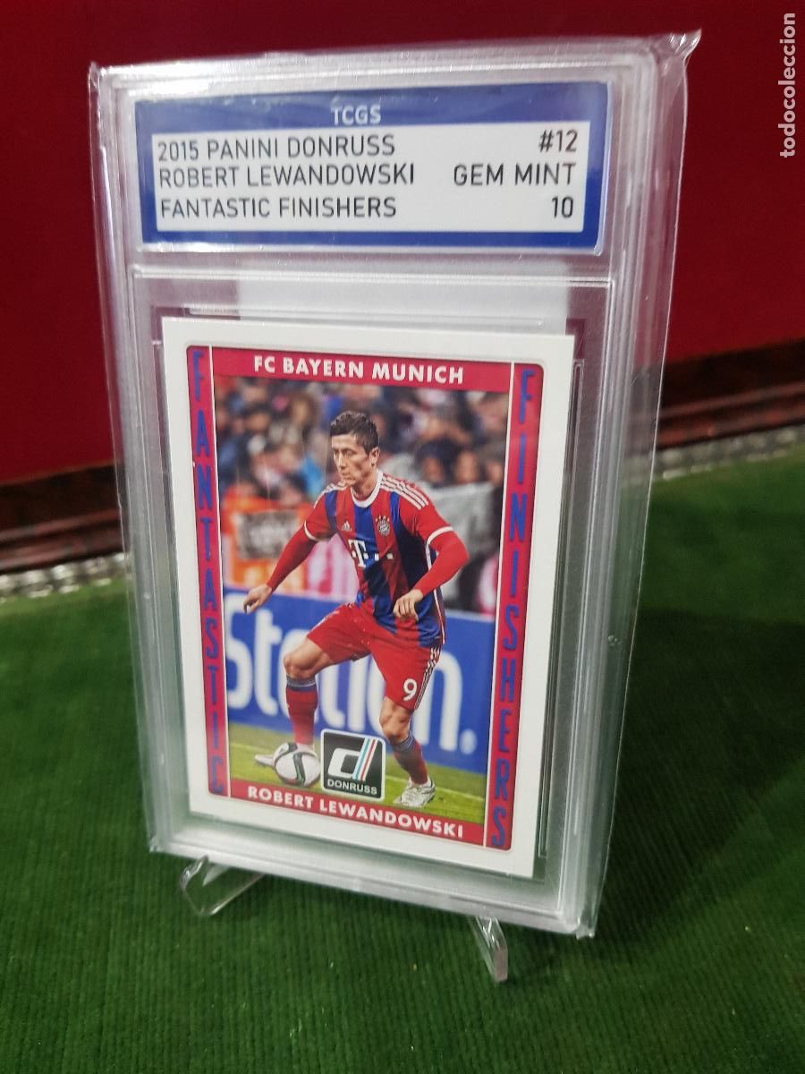 Cromos de F&uacute;tbol: FC BAYERN MUNICH-ROBERT LEWANDOWSKI -GRADEADO