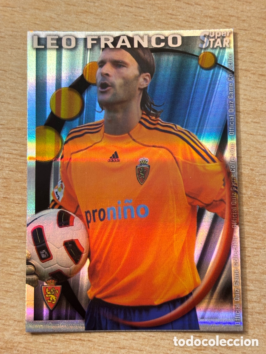 Cromos de F&uacute;tbol: # 374 Leo Franco Real Zaragoza Superstar Mundicromo 2011 rayas horizontales