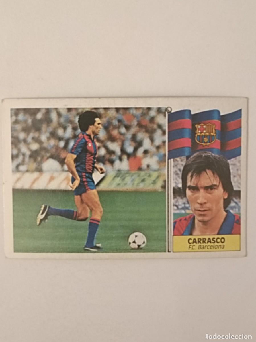 Cromos de F&uacute;tbol: CARRASCO (F.C. BARCELONA) LIGA 86/87 ESTE