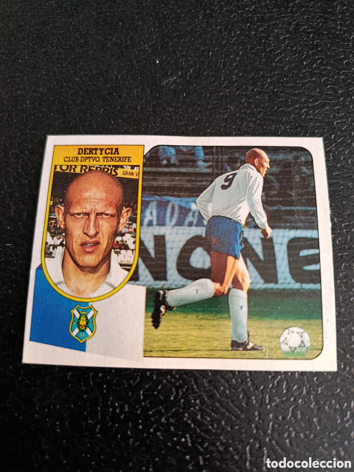 Cromos de F&uacute;tbol: Dertycia COLOCA CD Tenerife Liga Ediciones Este 91 92 / 1991 1992 Despegado.
