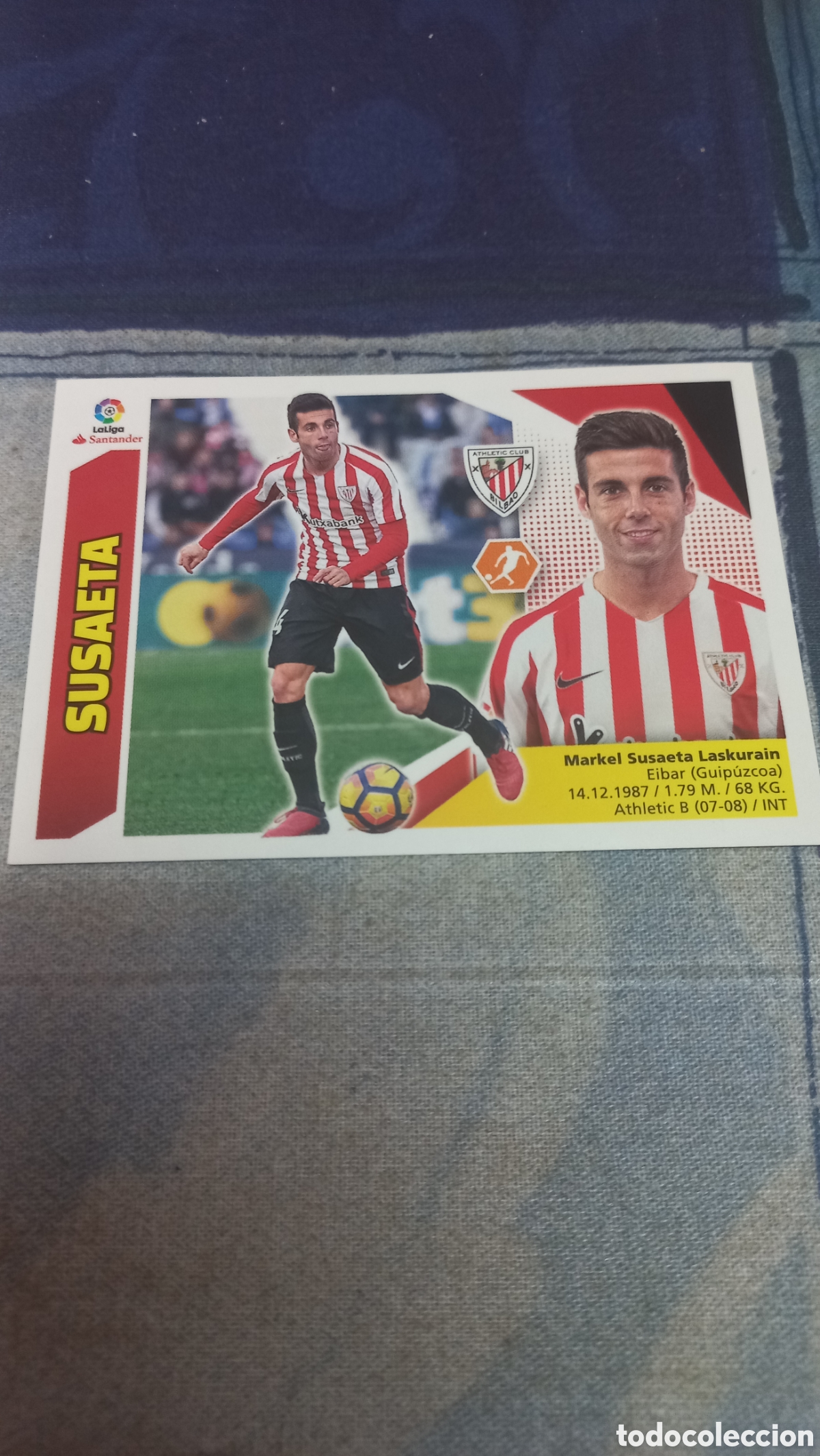 Cromos de Futebol: Susaeta Athletic 17 18 sin pegar