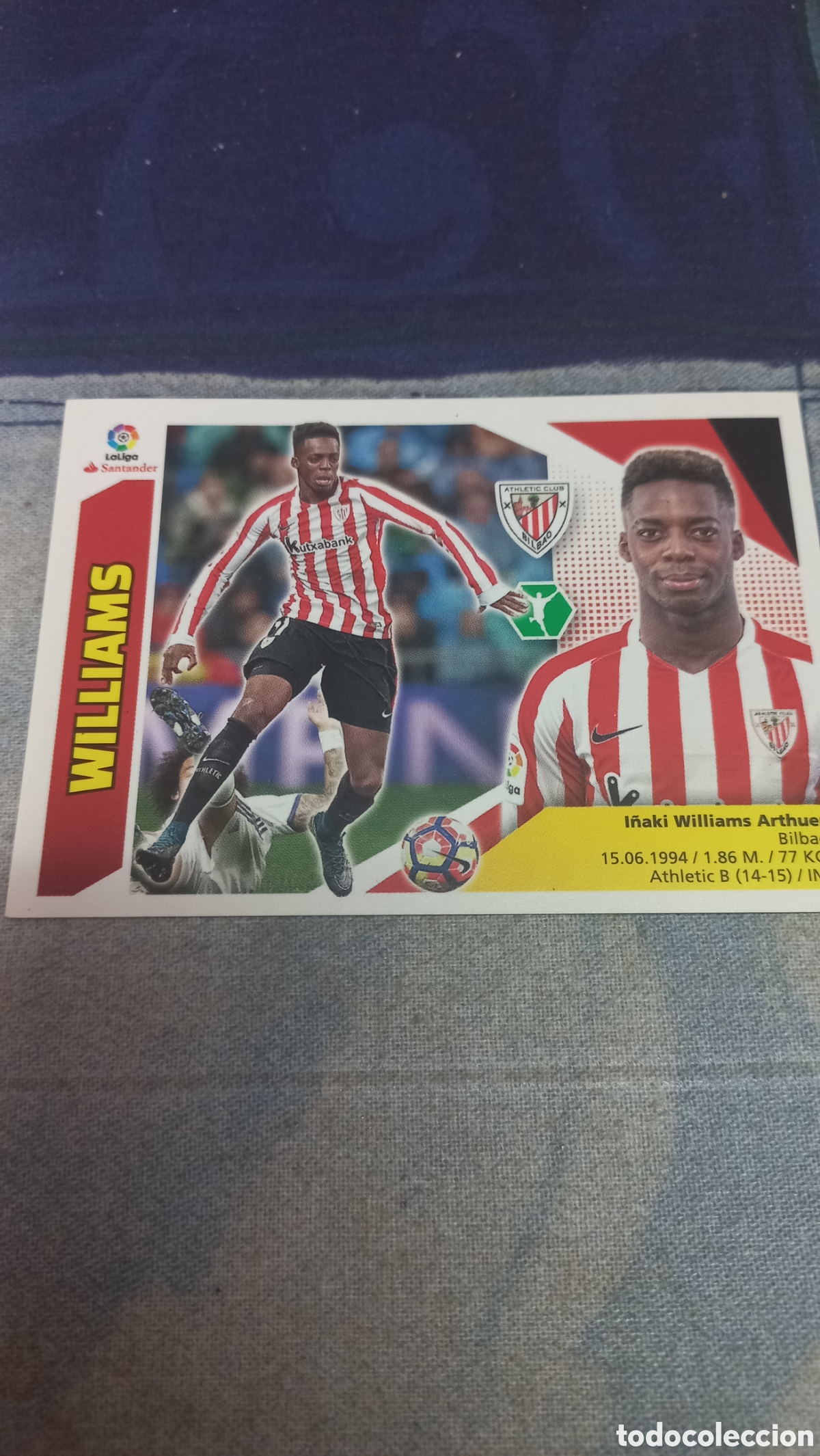 Cromos de Futebol: Willians Athletic 17 18 sin pegar