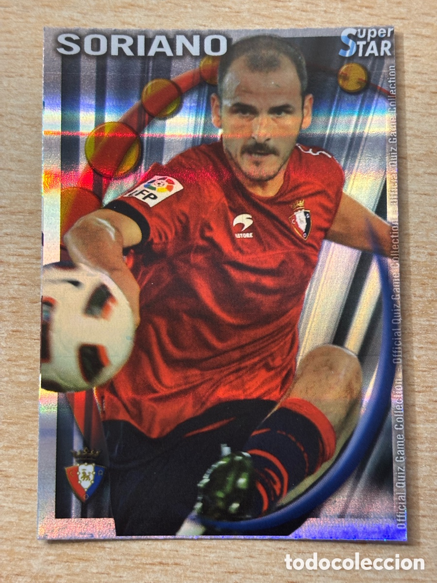 Cromos de Futebol: # 323 Soriano CA Osasuna Superstar Mundicromo 2011 rayas horizontales