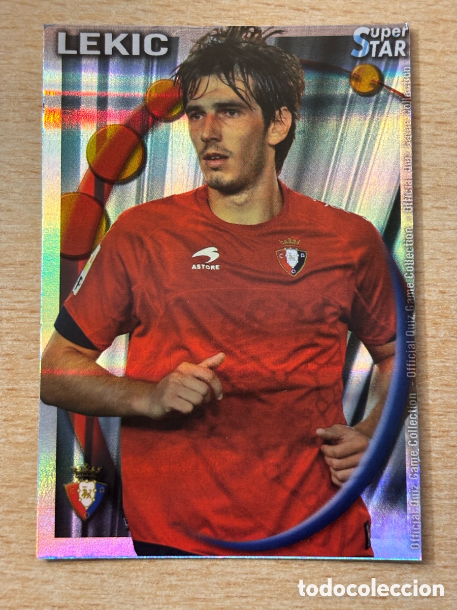 Cromos de Futebol: # 322 Lekic CA Osasuna Superstar Mundicromo 2011 rayas horizontales
