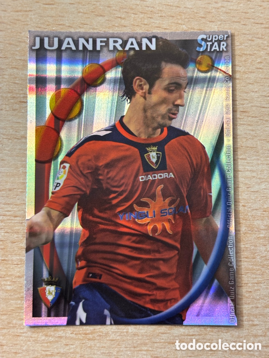 Figurine di Calcio: # 320 Juanfran CA Osasuna Superstar Mundicromo 2011 rayas horizontales