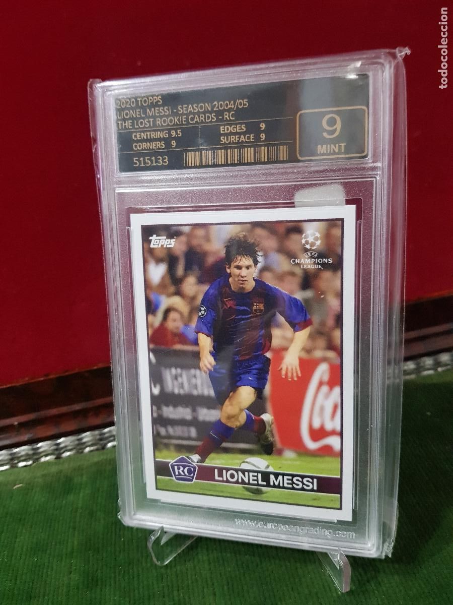 Cromos de F&uacute;tbol: LIONEL ANDRES MESSI CUCCITTINI-GRADEADO