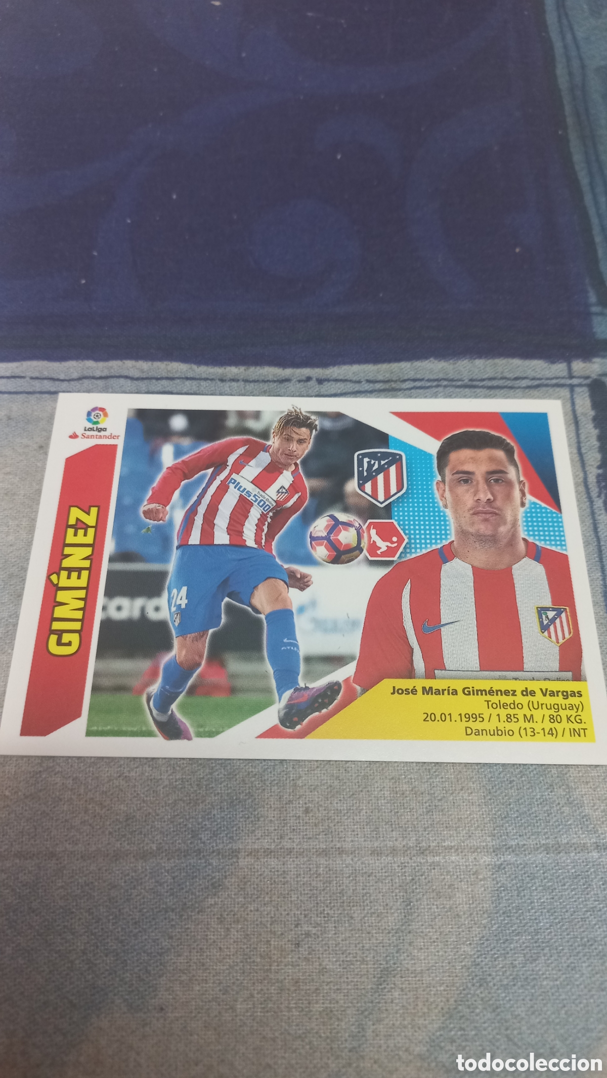 Cromos de F&uacute;tbol: Gimenez Athletic 17 18 sin pegar