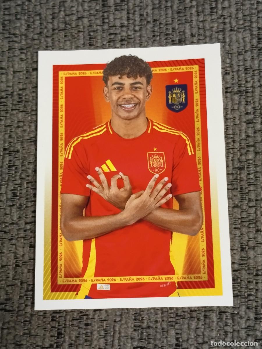 Cromos de F&uacute;tbol: LAMINE YAMAL CARREFOUR MUNDIAL 2026 N&deg;49 NUEVO