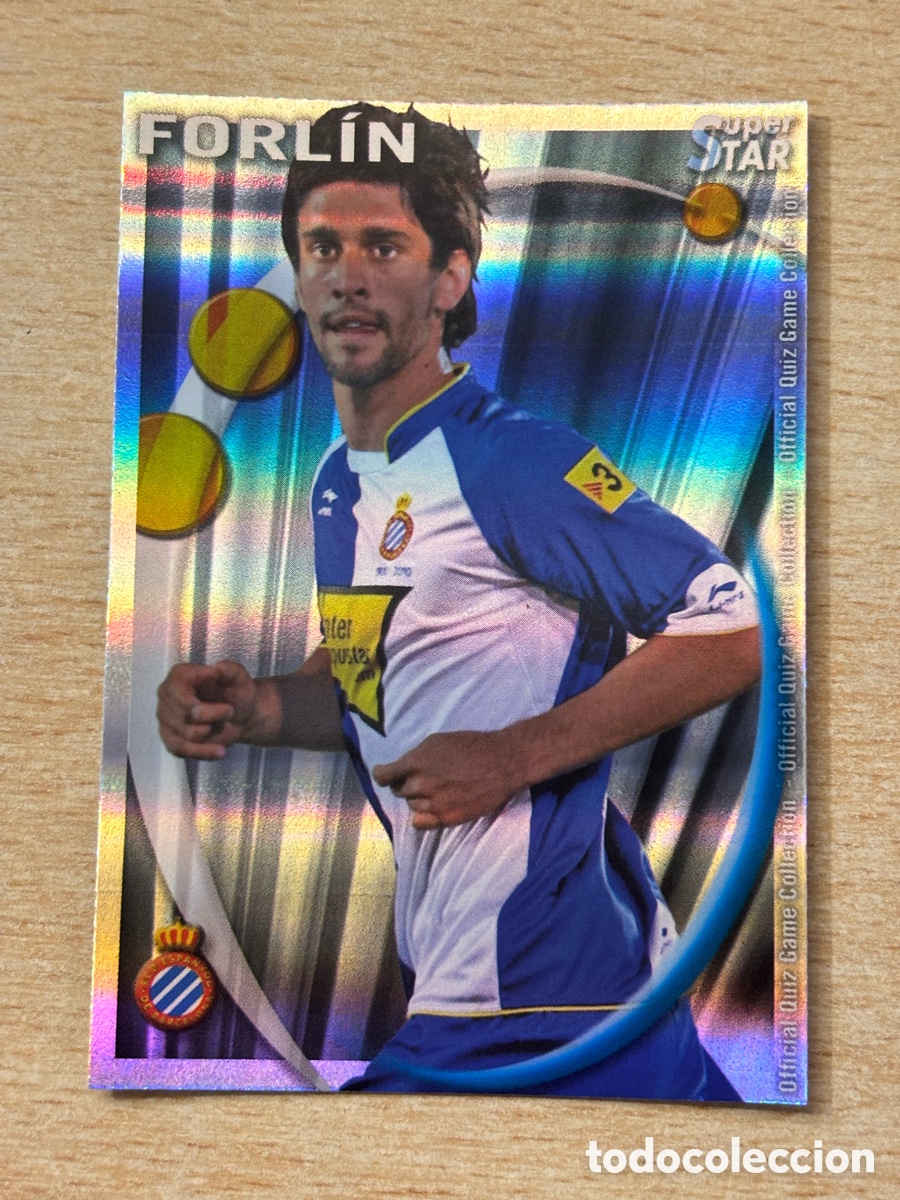 Cromos de F&uacute;tbol: # 294 Forl&iacute;n RCD Espa&ntilde;ol Superstar Mundicromo 2011 rayas horizontales