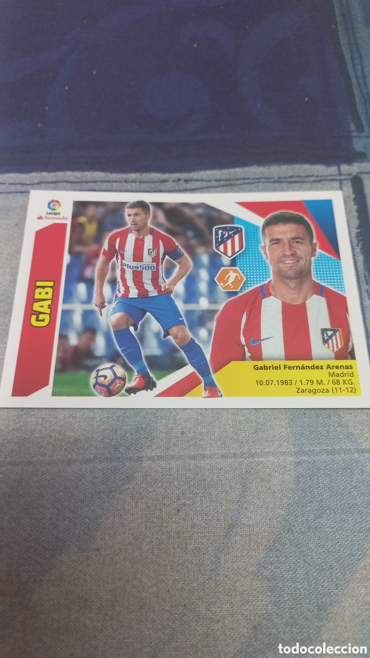 Cromos de F&uacute;tbol: Gabi Atletico 17 18 sin pegar