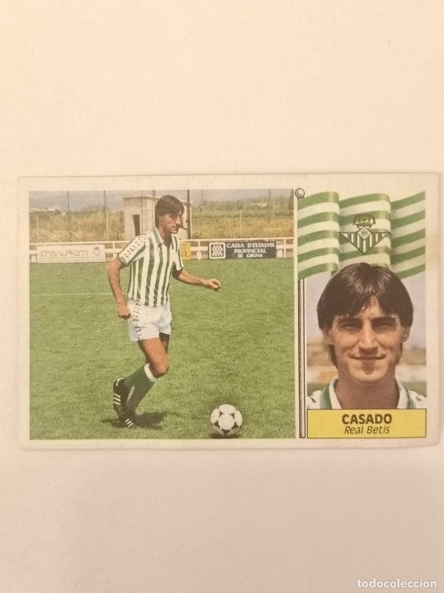 Cromos de F&uacute;tbol: CASADO (REAL BETIS) LIGA 86/87 ESTE