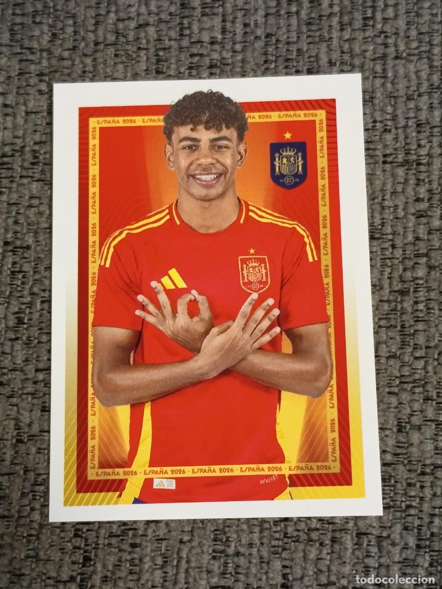 Cromos de F&uacute;tbol: LAMINE YAMAL CARREFOUR MUNDIAL 2026 N&deg;49 NUEVO