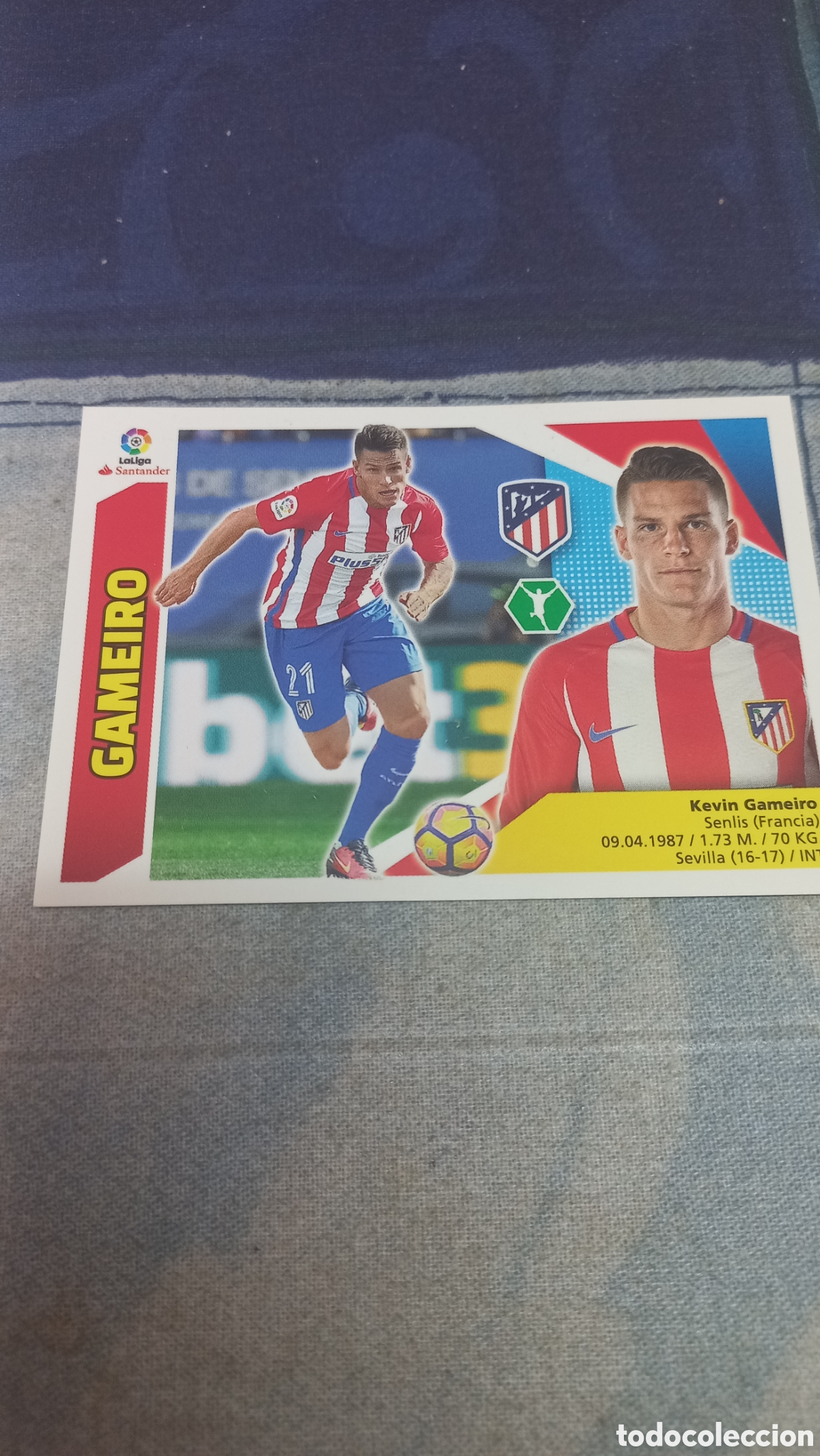 Cromos de F&uacute;tbol: Gamerio Atletico 17 18 sin pegar
