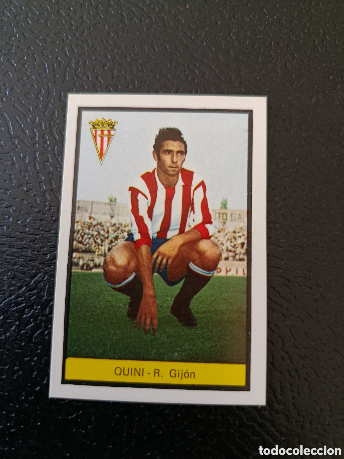 Cromos de F&uacute;tbol: QUINI SPORTING GIJON FHER 1972 1973 CROMO FUTBOL 72 73 LIGA - DESPEGADO