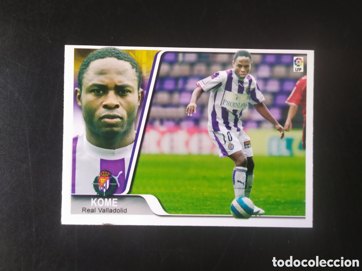 Cromos de F&uacute;tbol: Mundicromo ediciones estadio 2007 2008 07 08 Kome fichaje n&deg; 412 Valladolid