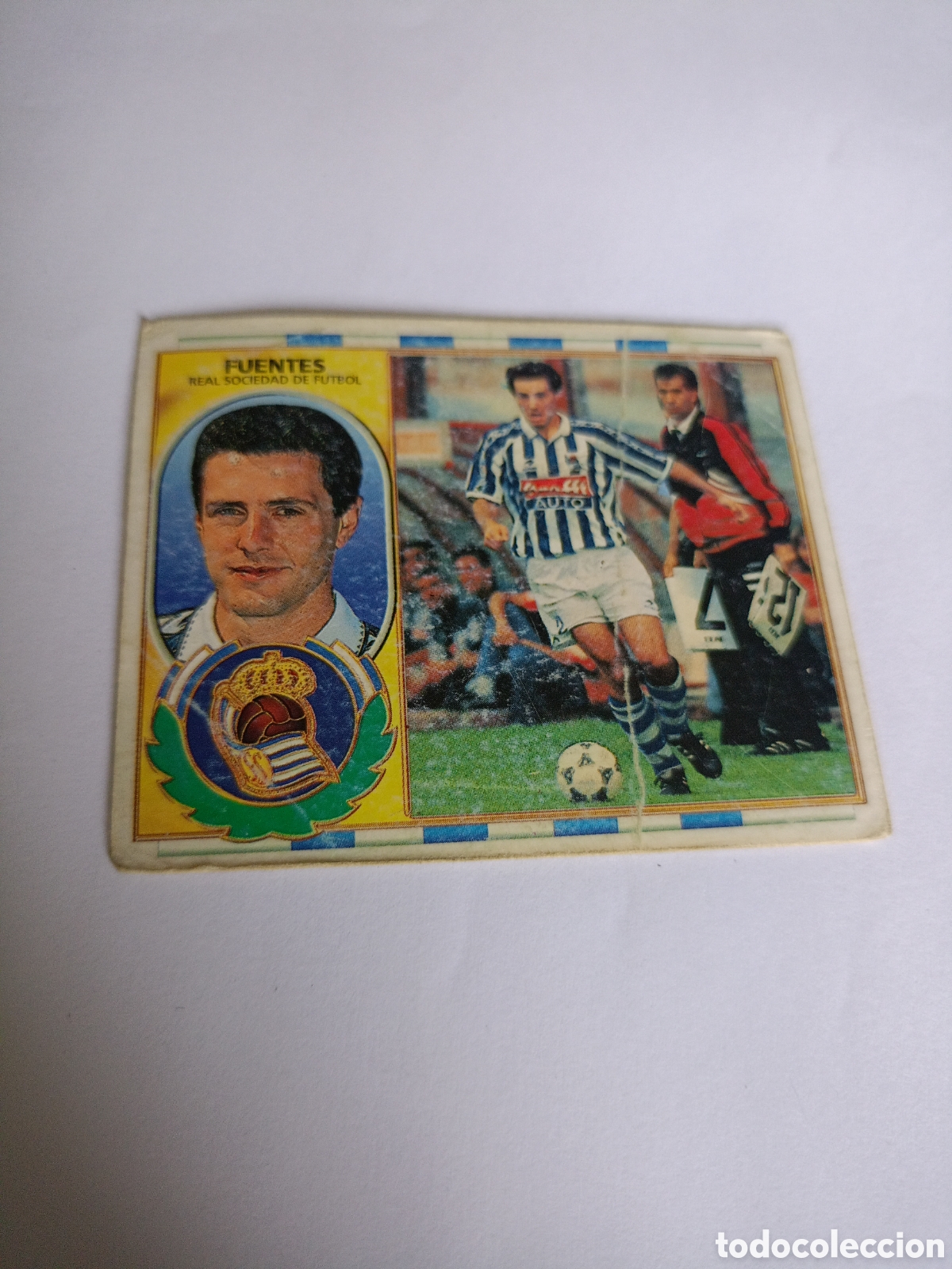 Cromos de F&uacute;tbol: CROMO FUENTES - ESTE 1996 97 - 96 97 - CROMO SIN PEGAR - REAL SOCIEDAD