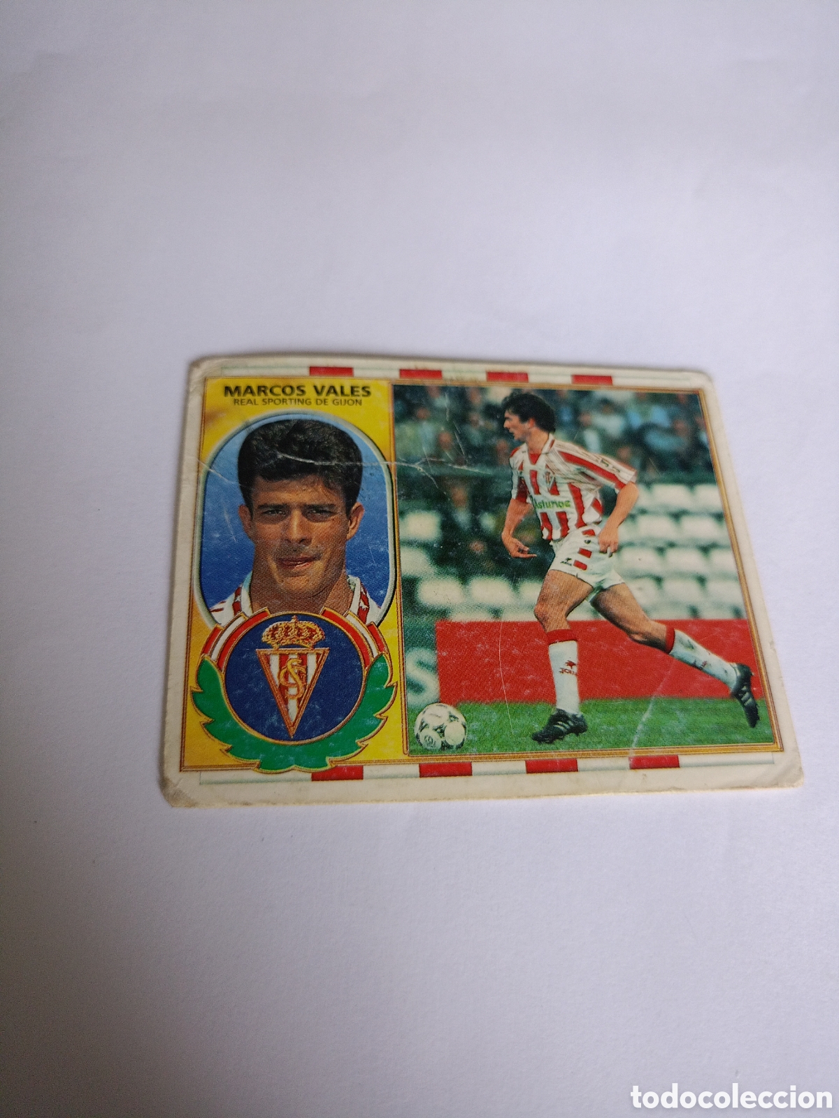 Cromos de F&uacute;tbol: CROMO SIN PEGAR MARCOS VALES REAL SPORTING DE GIJ&Oacute;N LIGA 96-97 1996-97 EDICIONES ESTE