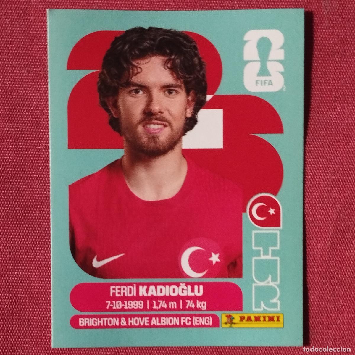 Cromos de F&uacute;tbol: FERDI KADIOGLU - TURQUIA - TUR 8 - MUNDIAL DE FUTBOL - FIFA WORLD CUP - 2026