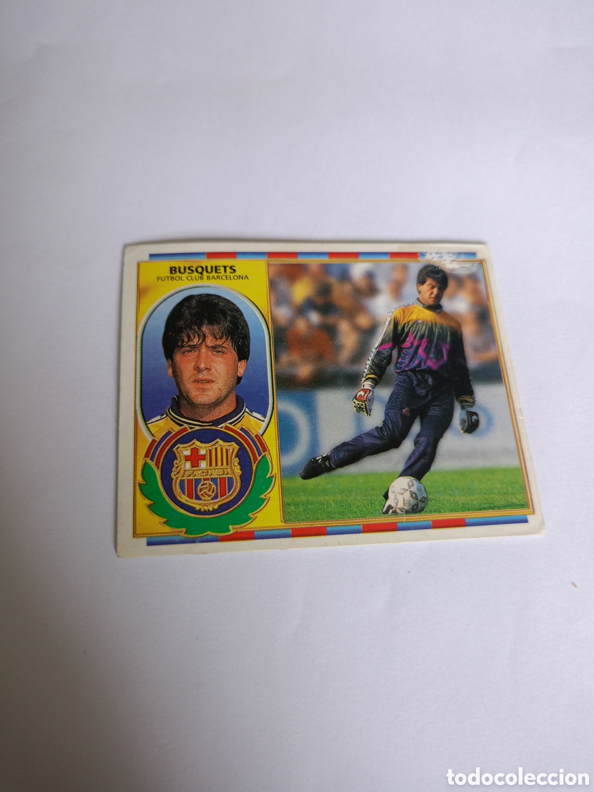 Cromos de F&uacute;tbol: Barcelona - Busquets - Liga 1996-1997, 96-97 - Ediciones Este - Nunca pegado