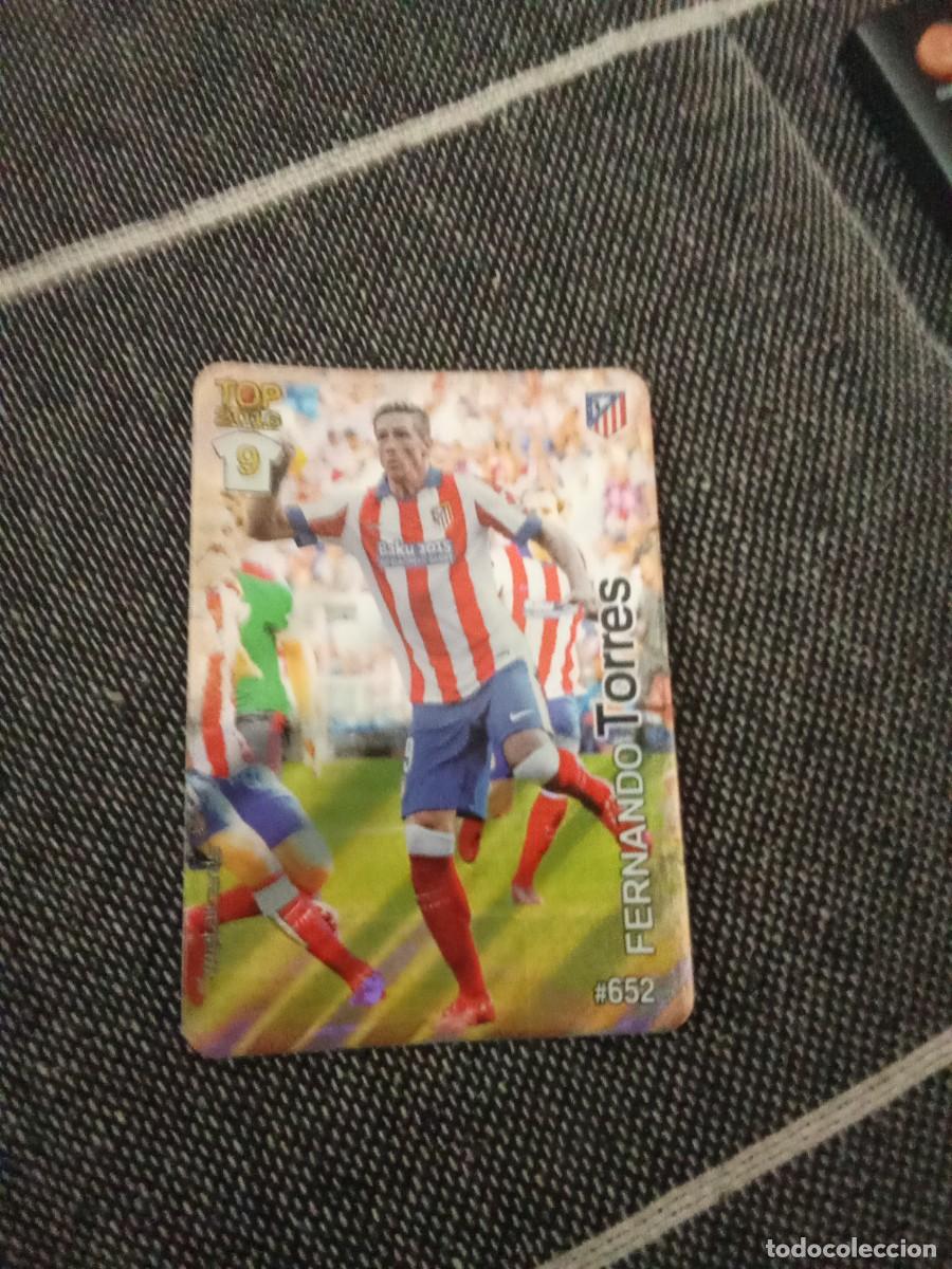 Fu&szlig;ball-Sticker: 652 Fernando torres 9 top 2016 rayas diagonales las fichas de la liga 2016