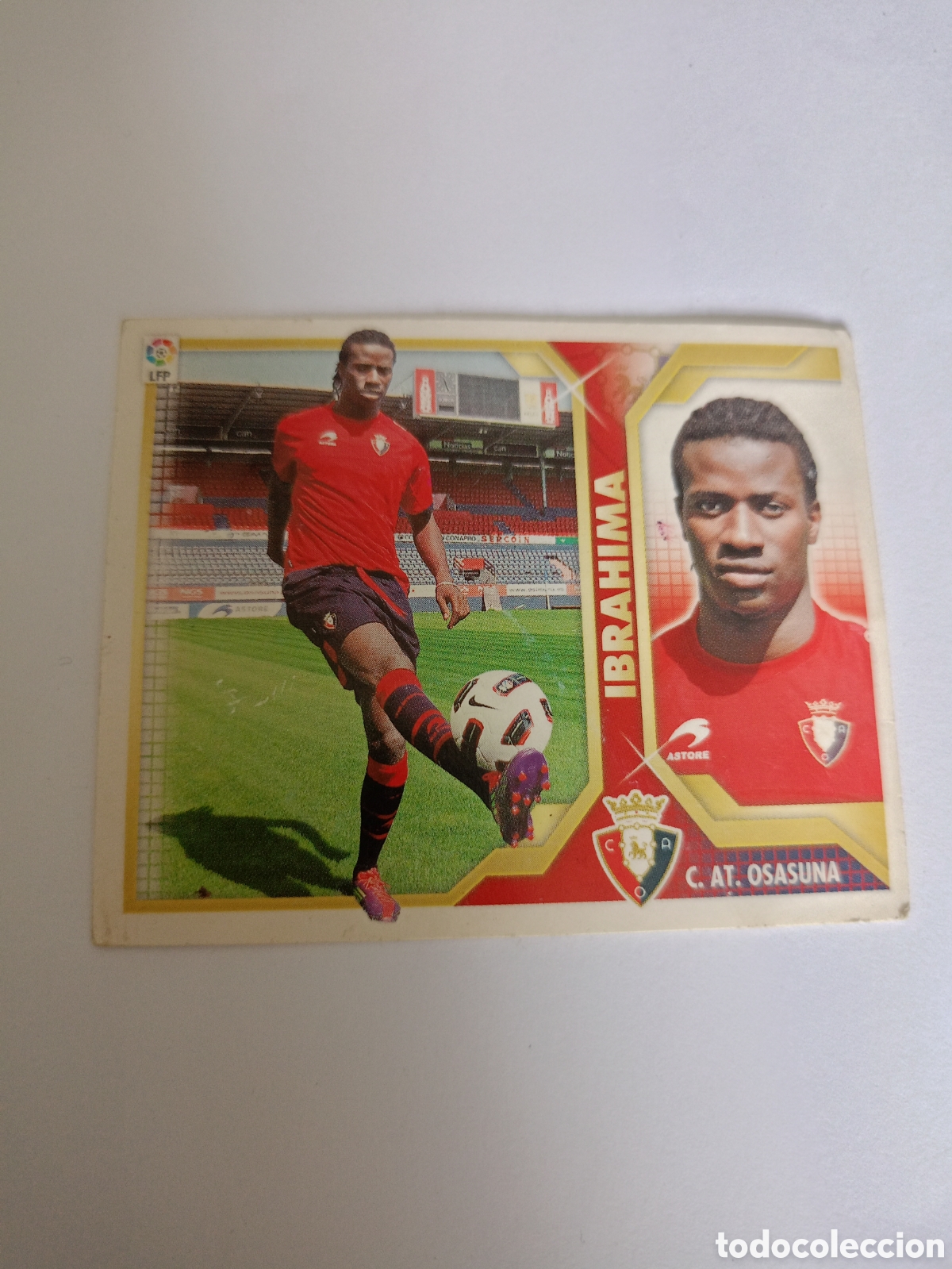 Cromos de Futebol: 15 IBRAHIMA OSASUNA STICKER CROMO LIGA FUTBOL PANINI EDICIONES ESTE 2011-2012 11-12