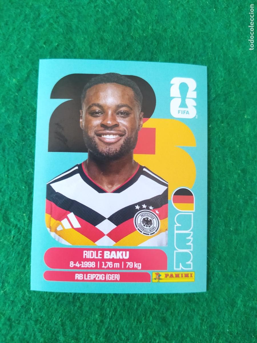 Cromos de F&uacute;tbol: OFFICIAL STICKER COLLECTION WORLD CUP MUNDIAL 2026 - ALEMANIA N&ordm; 8 BAKU