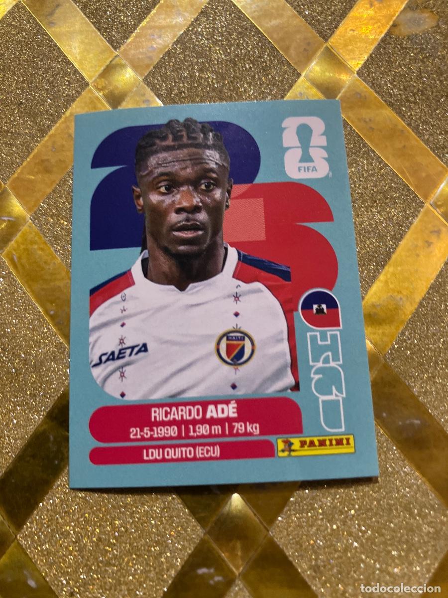 Cromos de F&uacute;tbol: CROMO DE F&Uacute;TBOL NUMERO HAI 6 RICARDO ADE HAITI MUNDIAL 2026 MEXICO-EEUU-CANADA PANINI !