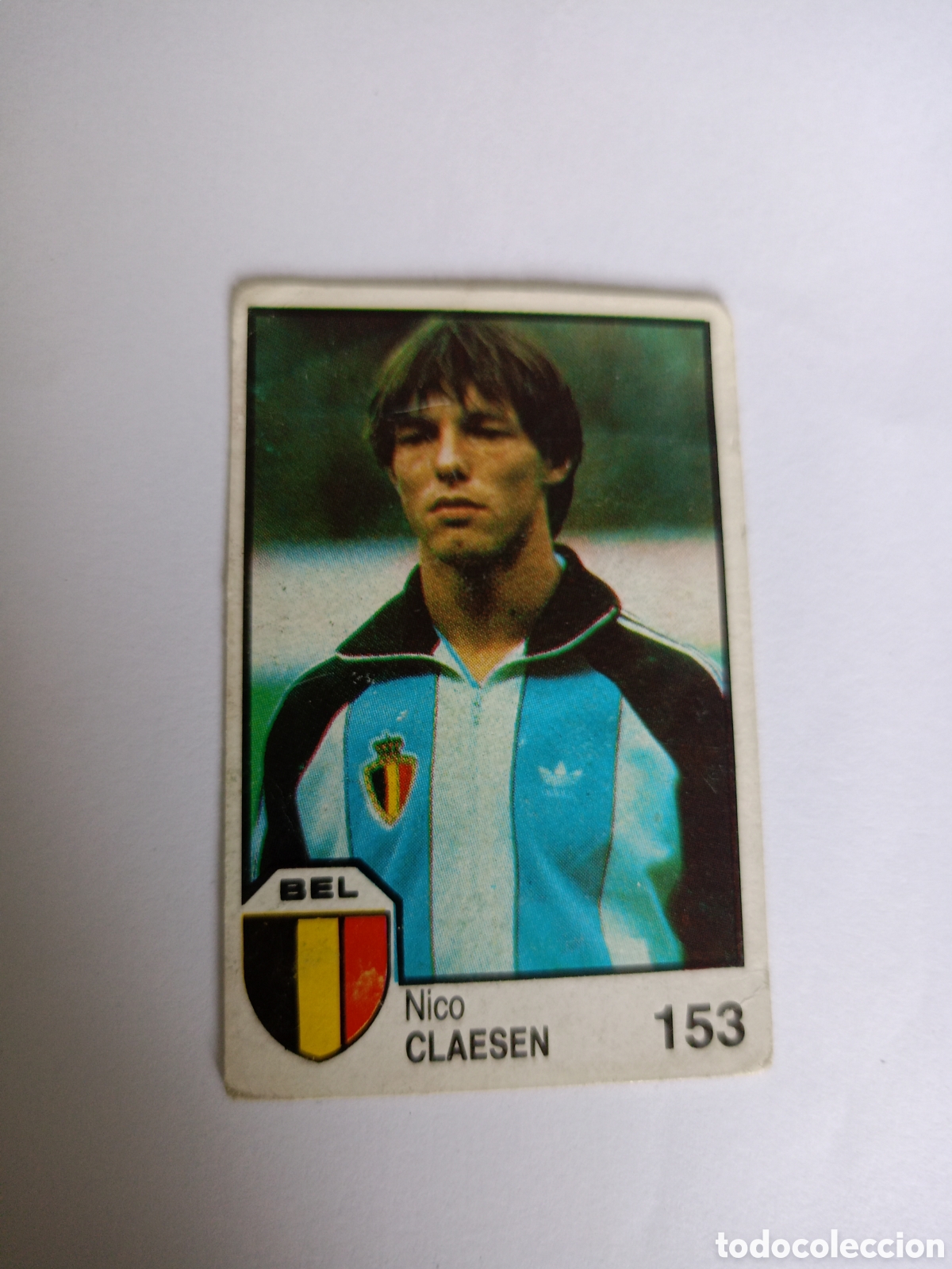 Cromos de F&uacute;tbol: B&eacute;lgica - 153 Claesen - M&eacute;xico 86 - Cromos Barna 1986 despegado