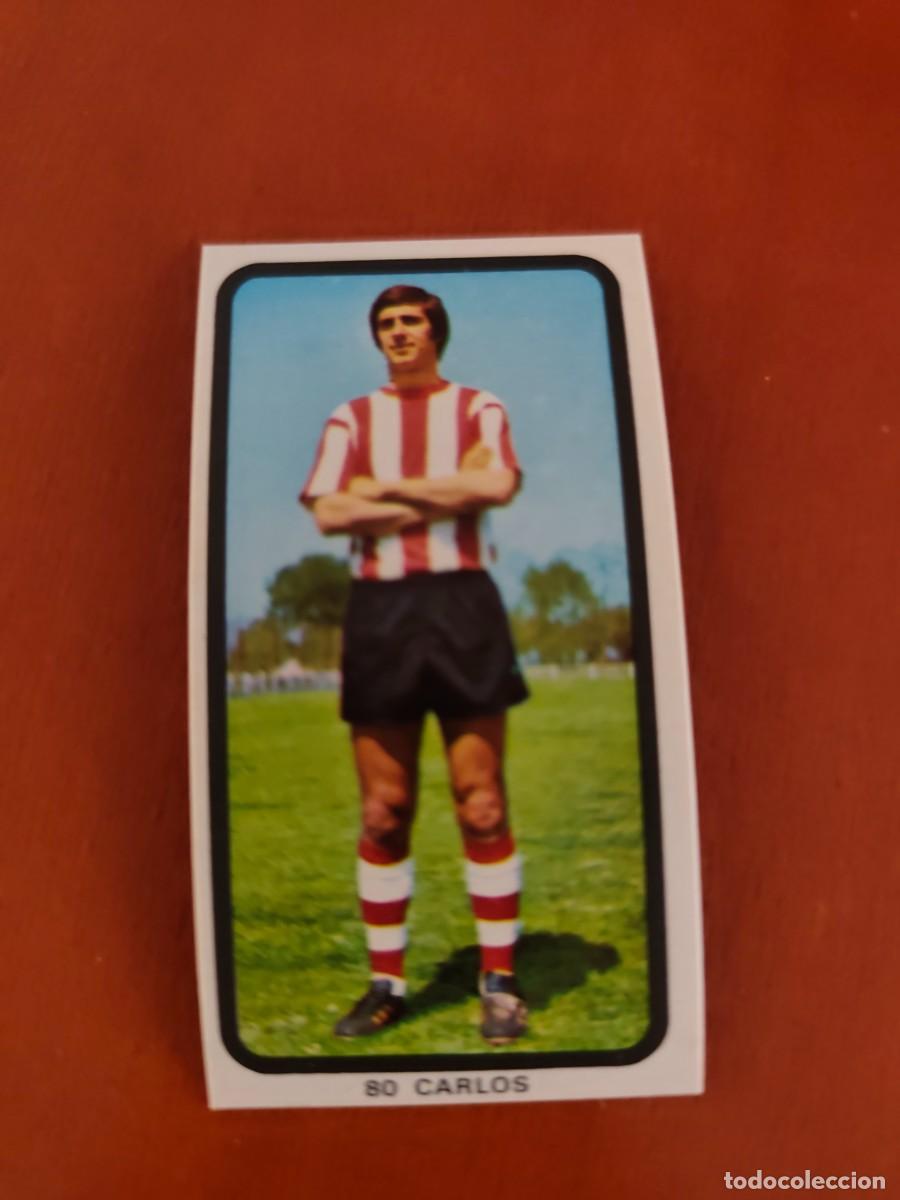Cromos de F&uacute;tbol: CARLOS Ath Bilbao Ruiz Romero 74 75 nunca pegado. Sin pegar