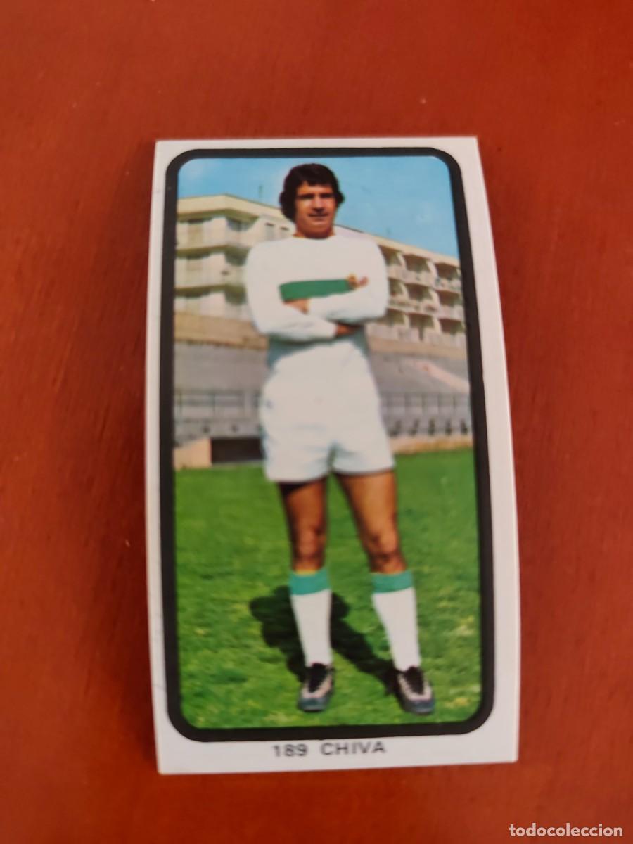 Cromos de F&uacute;tbol: Chiva Elche Ruiz Romero 74 75 nunca pegado. Sin pegar