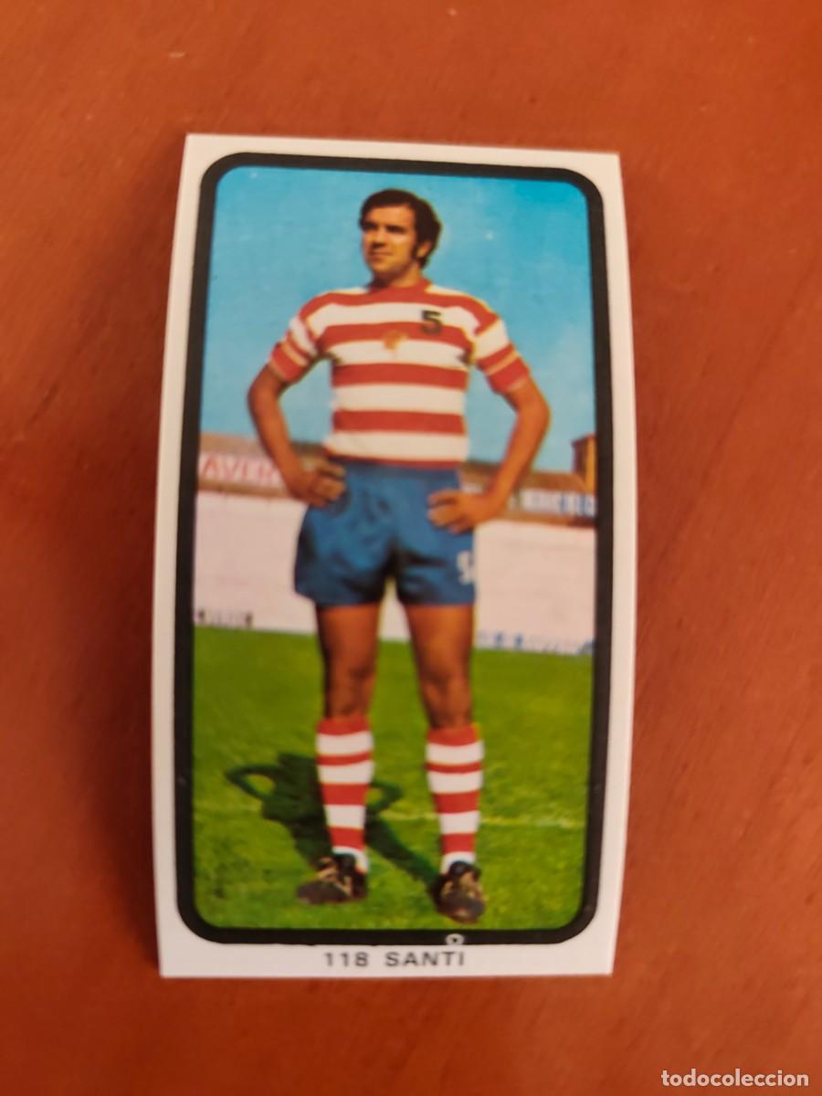 Cromos de F&uacute;tbol: Santi. Granada Ruiz Romero 74 75 nunca pegado. Sin pegar