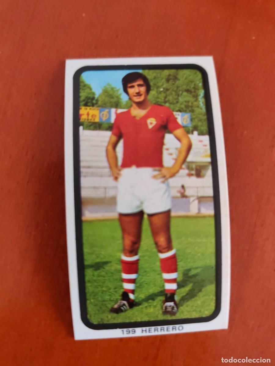 Cromos de F&uacute;tbol: Herrero . Murcia Ruiz Romero 74 75 nunca pegado. Sin pegar