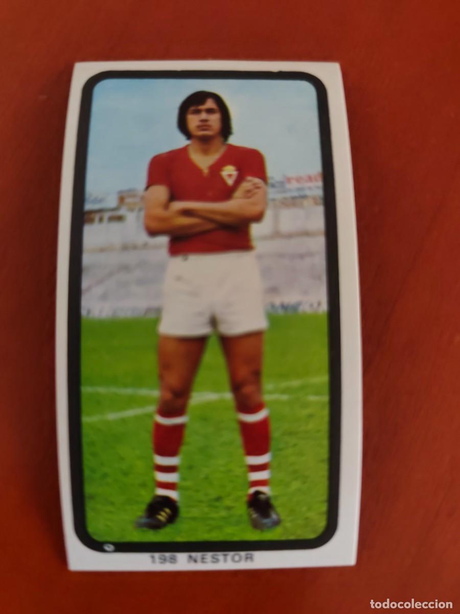 Cromos de F&uacute;tbol: N&eacute;stor . Murcia Ruiz Romero 74 75 nunca pegado. Sin pegar
