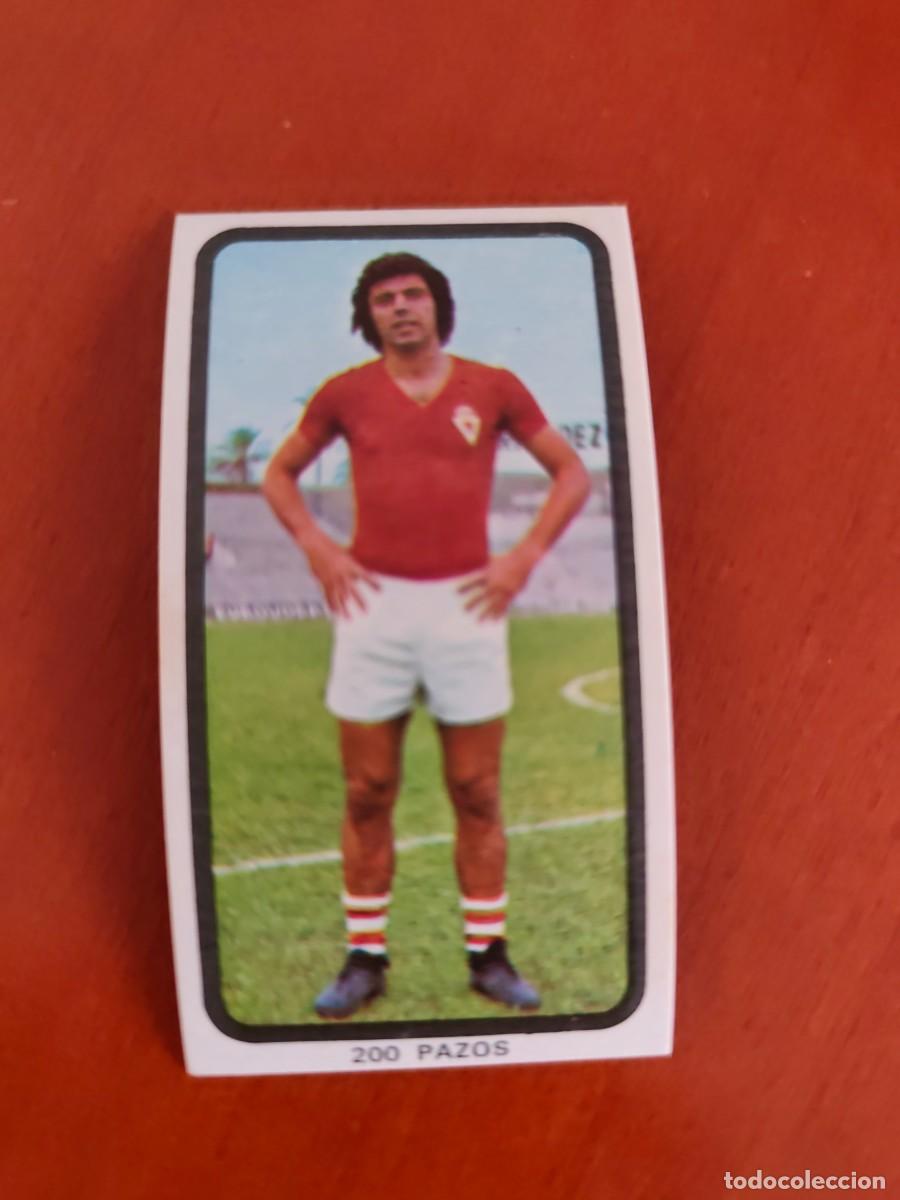 Cromos de F&uacute;tbol: Pazos. Murcia Ruiz Romero 74 75 nunca pegado. Sin pegar