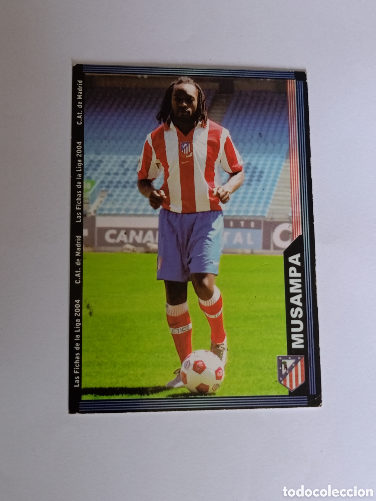 Cromos de F&uacute;tbol: MUSAMPA #316 ATL&Eacute;TICO MADRID - MUNDICROMO FICHAS DE LA LIGA 2003 2004 - MC SPORT 03 04 CROMO