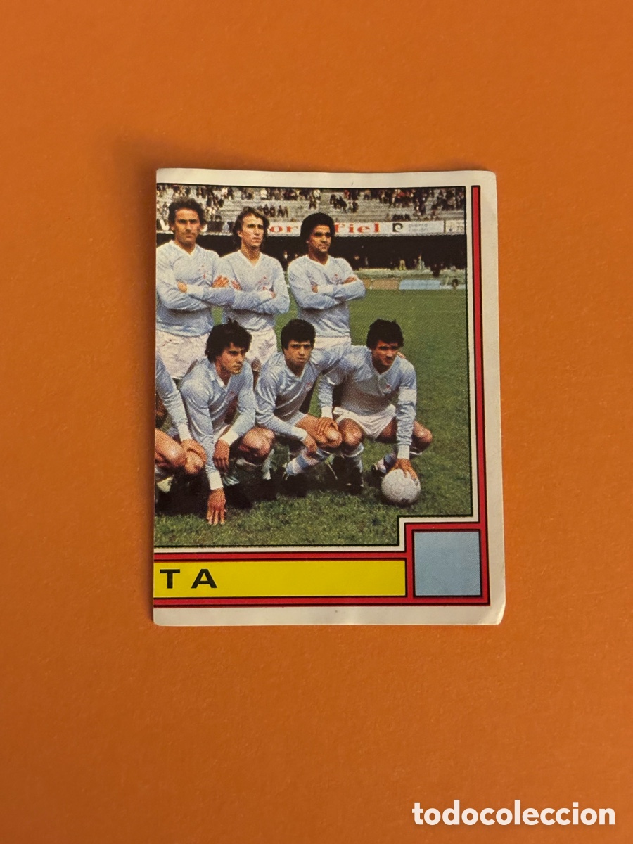Cromos de F&uacute;tbol: 75 PLANTILLA DEL CELTA FUTBOL 83 PANRICO PANINI SIN PEGAR
