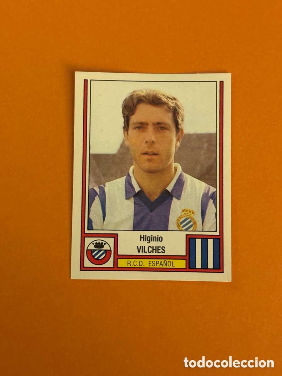 Figurine di Calcio: FUTBOL 83 PANRICO PANINI N&ordm; 103 HIGINIO VILCHES (ESPA&Ntilde;OL) ESPANYOL - SIN PEGAR - LIGA 1983