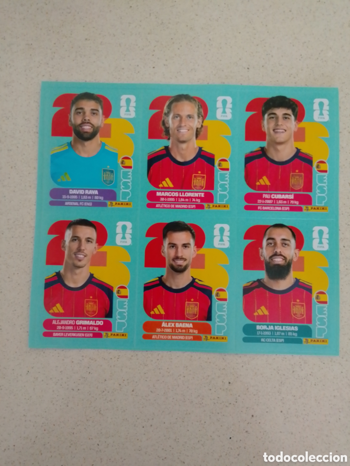 Figurine di Calcio: PRIMERA LAMINA ACTUALIZACI&Oacute;N SELECCI&Oacute;N ESPA&Ntilde;OLA. CUBARS&Iacute; ROOKIE MUNDIAL 2026. PANINI